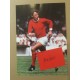 Signed card of DAVID SADLER (plus Image) the Manchester United footballer.
